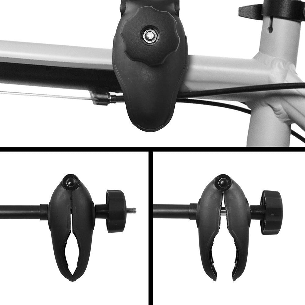 Bicycle Bike Carrier Rack  w/ Tow Ball Mount Black Silver