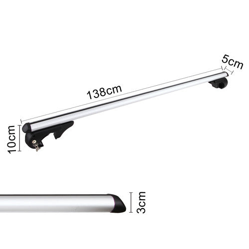 Universal Roof Rack Cross Bars Lockable