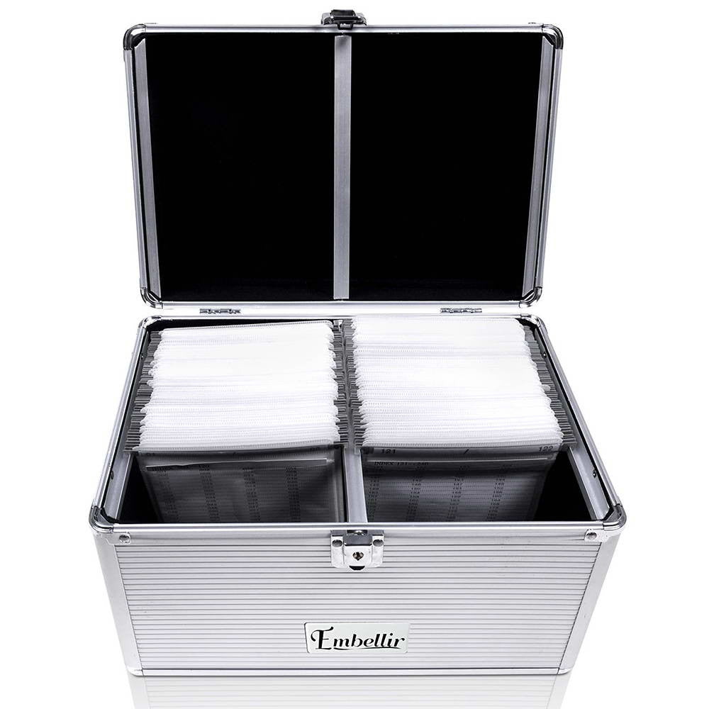 Aluminium CD DVD Bluray Storage Case Box 240 Discs SL