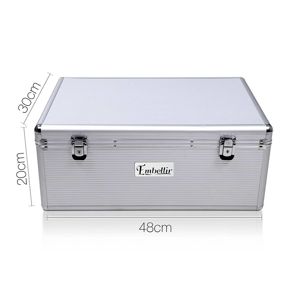 Aluminium CD DVD Bluray Storage Case Box 500 Discs SL