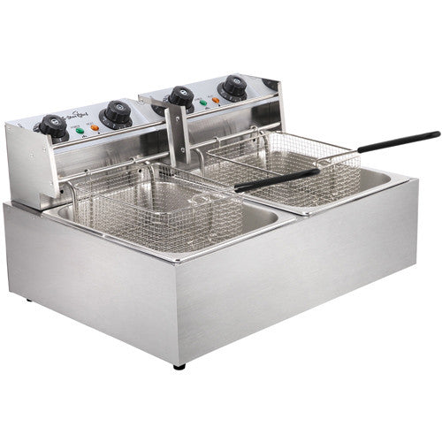 5 Star Chef Deep Fryer w/ Twin Basket