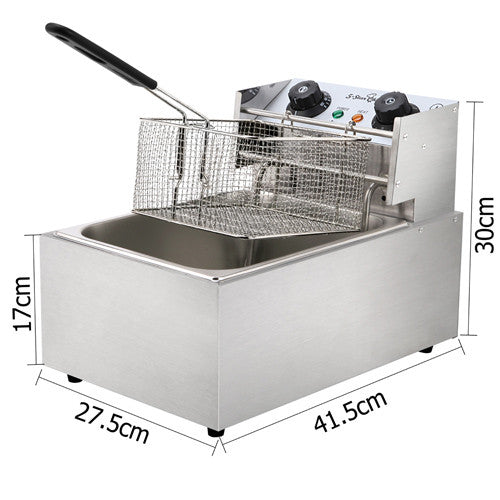 5 Star Chef Deep Fryer w/ Single Basket