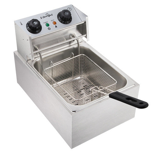 5 Star Chef Deep Fryer w/ Single Basket