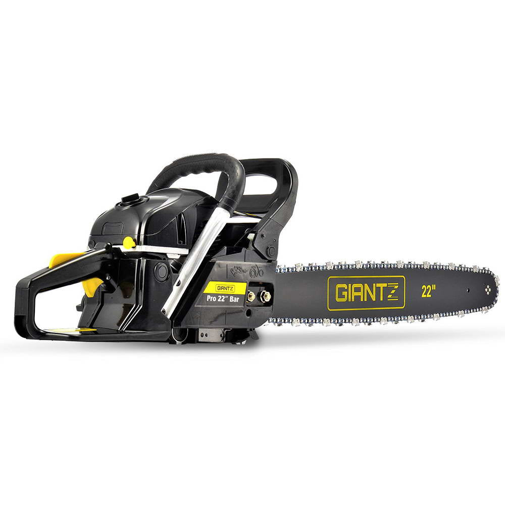 Giantz 58CC Petrol Chainsaw w/ Carry Bag and Safety Set