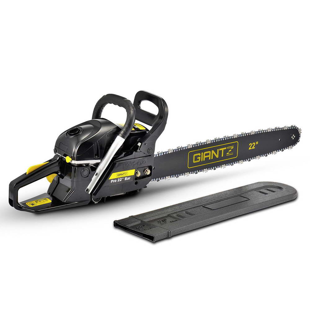 Giantz 58CC Petrol Chainsaw w/ Carry Bag and Safety Set