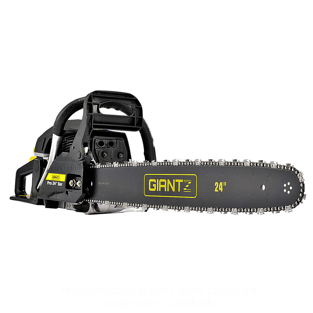 Giantz 66CC Petrol Chainsaw w/ Carry Bag and Safety Set