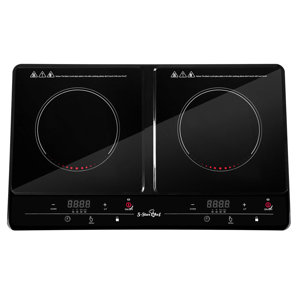 5 Star Chef Induction Cooktop Portable Duo