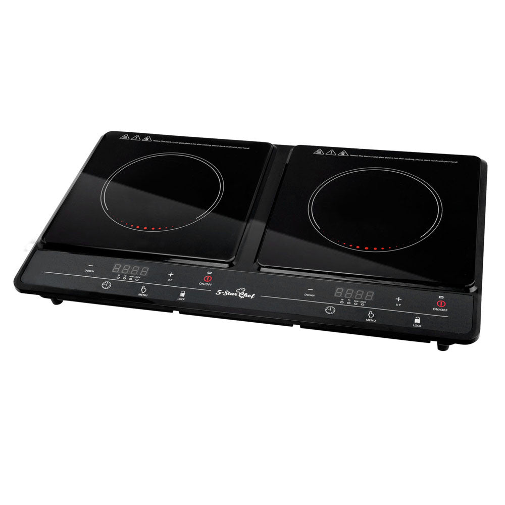 5 Star Chef Induction Cooktop Portable Duo