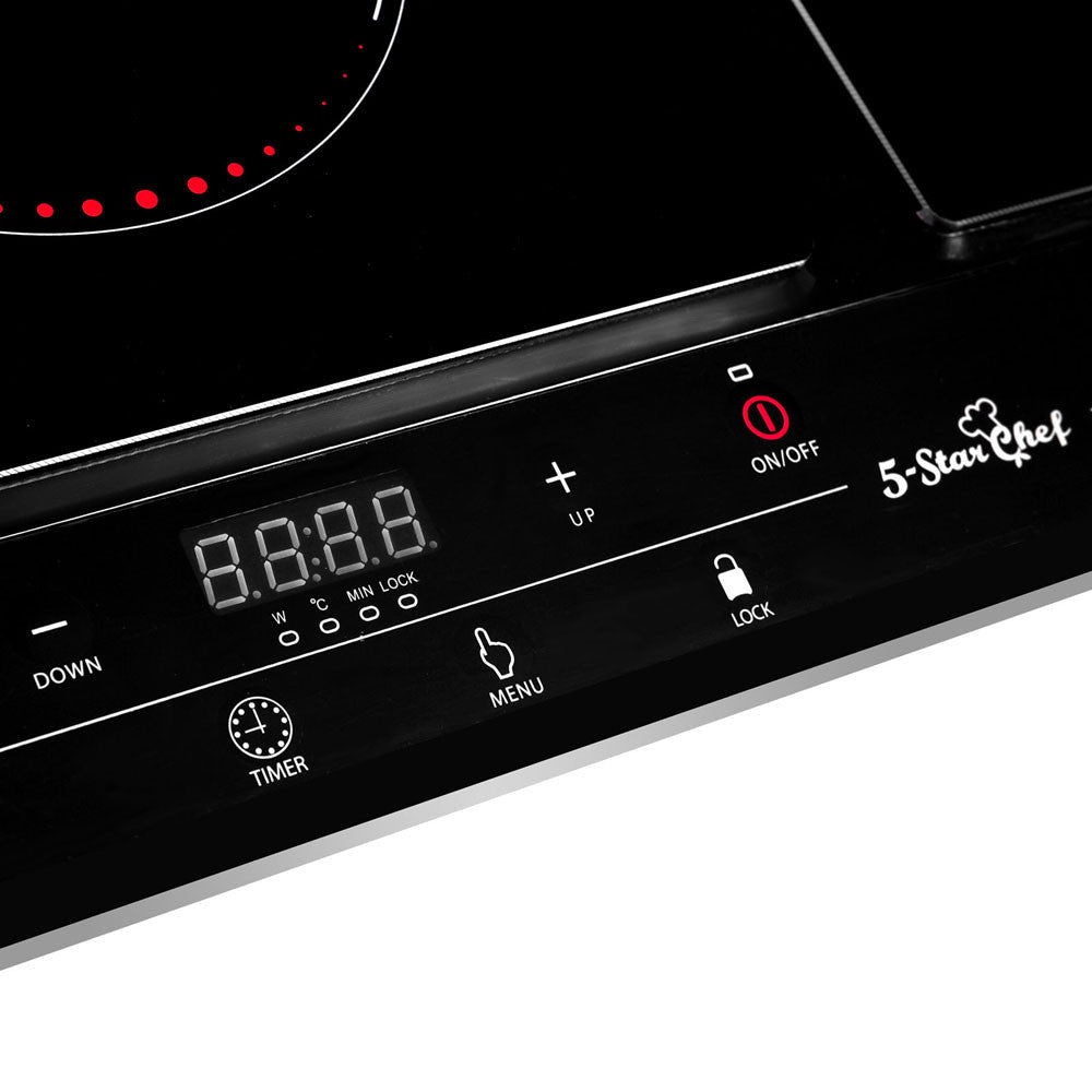 5 Star Chef Induction Cooktop Portable Duo