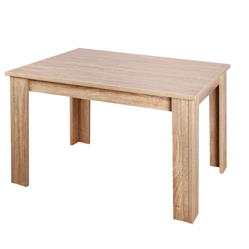 Rectangular 4 Seater Dining Table Natural Wood