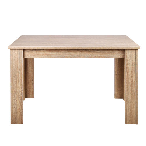 Rectangular 4 Seater Dining Table Natural Wood