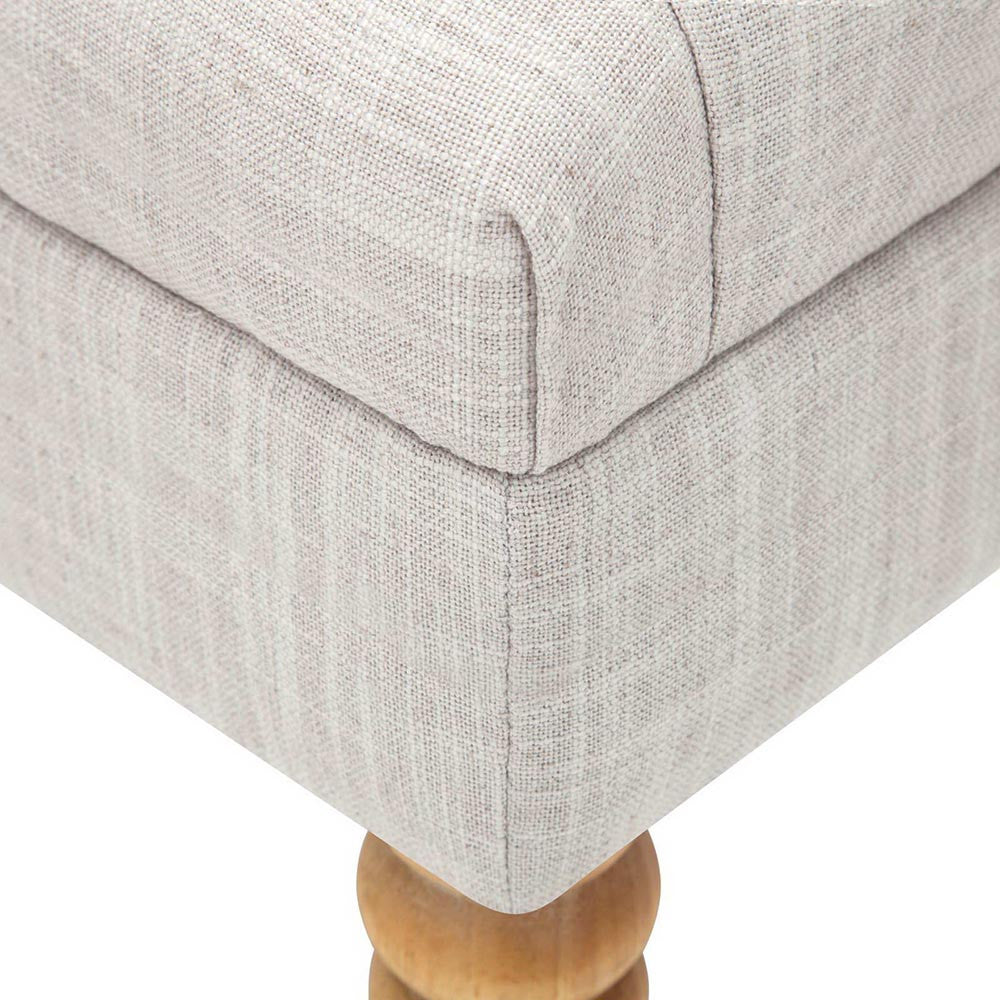 Seat Footstool Bench Stool - Beige