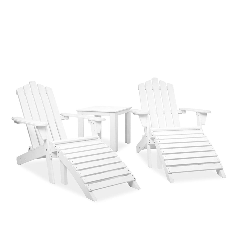 Adirondack Chairs & Side Table  5 Piece Set