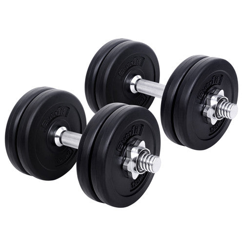 15kg Fitness Gym Exercise Dumbbell Set