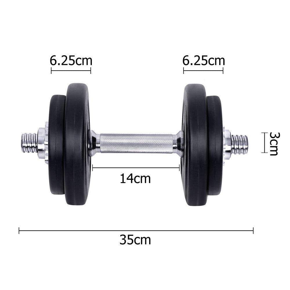 20kg Fitness Gym Exercise Dumbbell Set