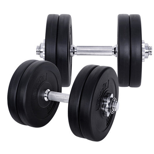 25kg Fitness Gym Exercise Dumbbell Set