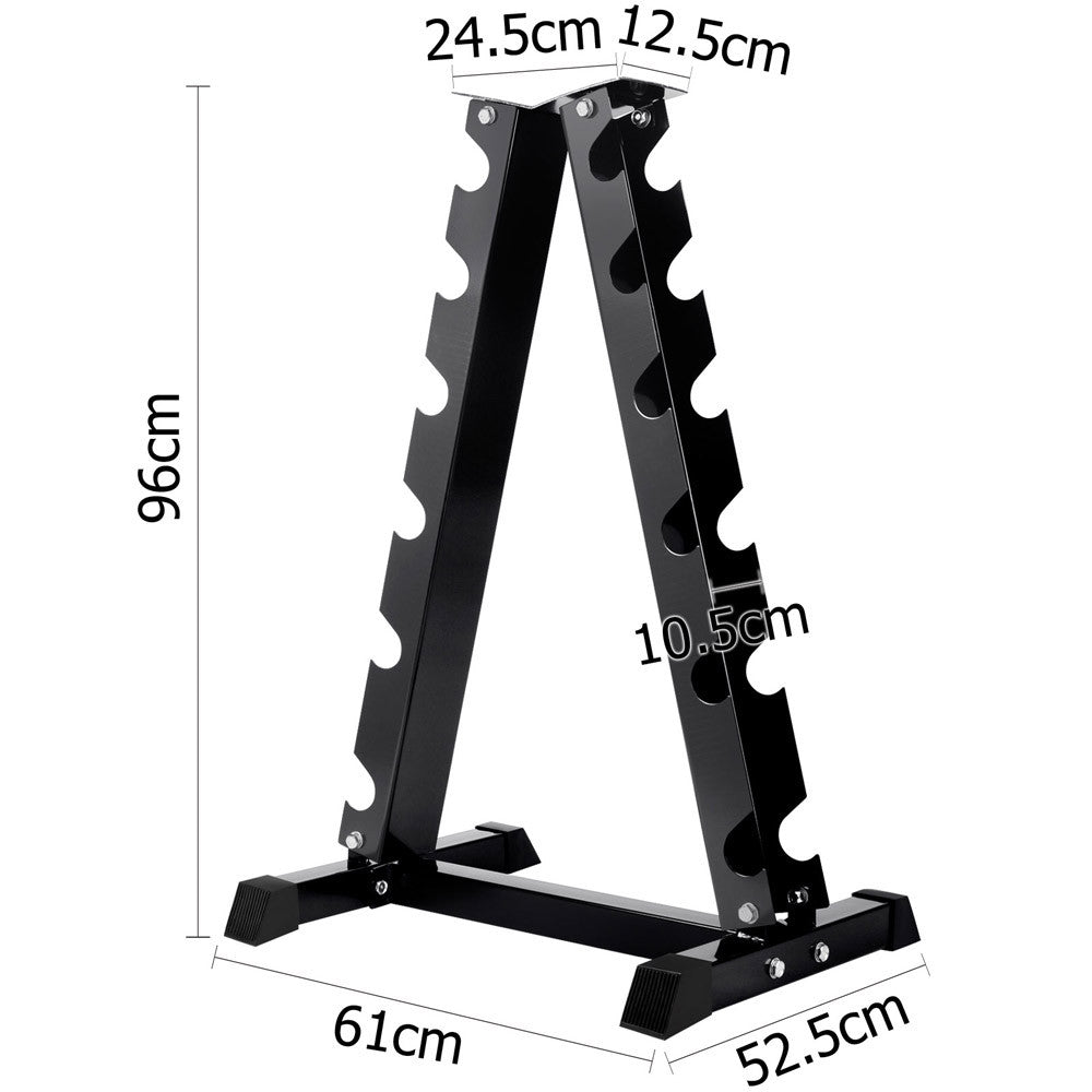 Vertical Dumbbell Storage Rack 6 Pairs