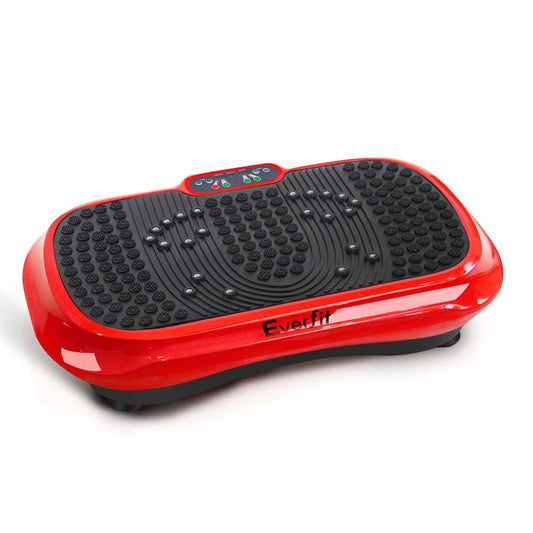 1000W Vibrating Plate Exercise Platform - Red