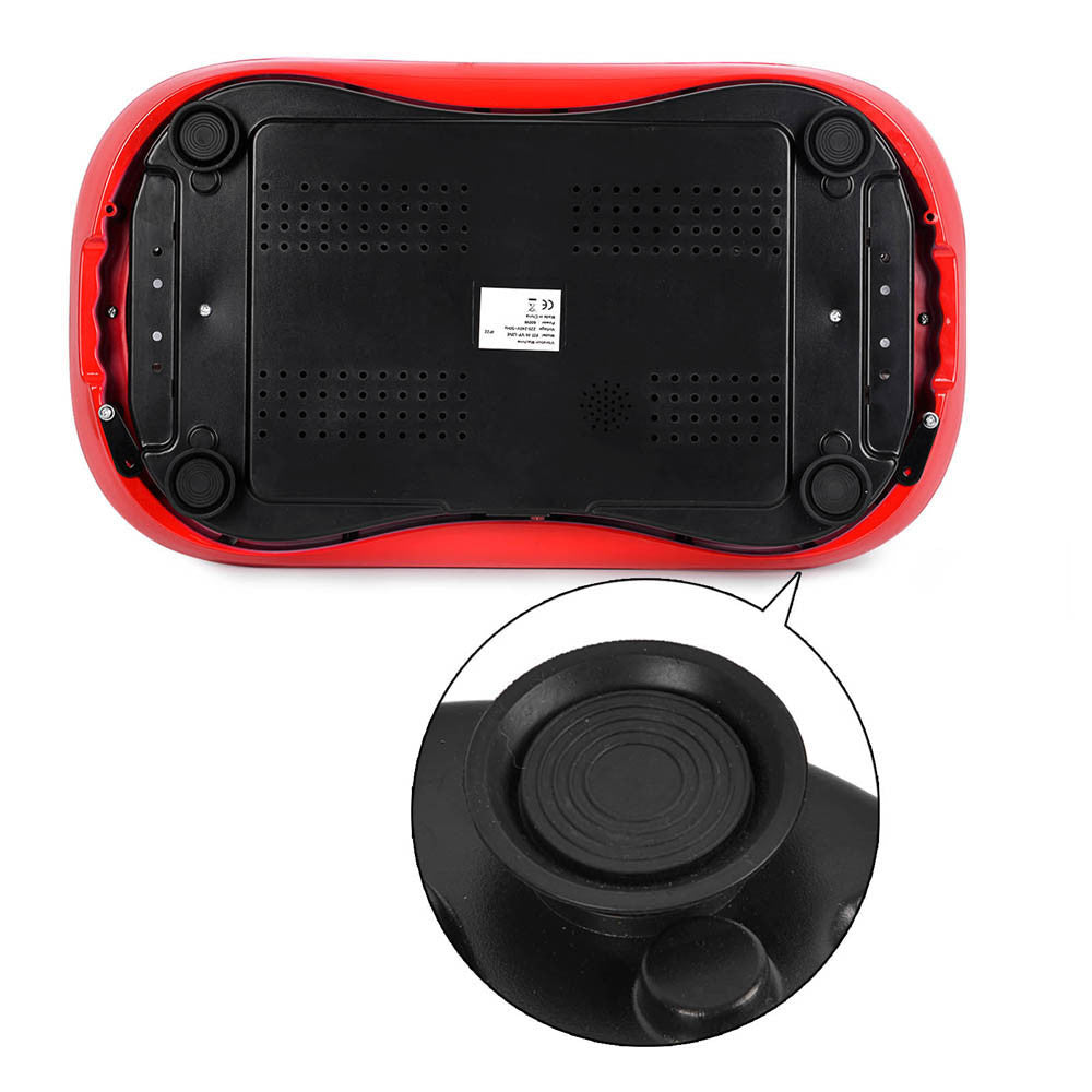 1000W Vibrating Plate Exercise Platform - Red