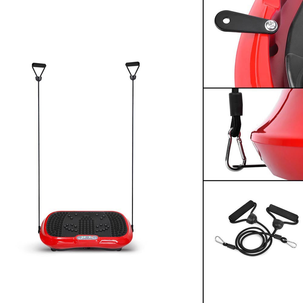 1000W Vibrating Plate Exercise Platform - Red