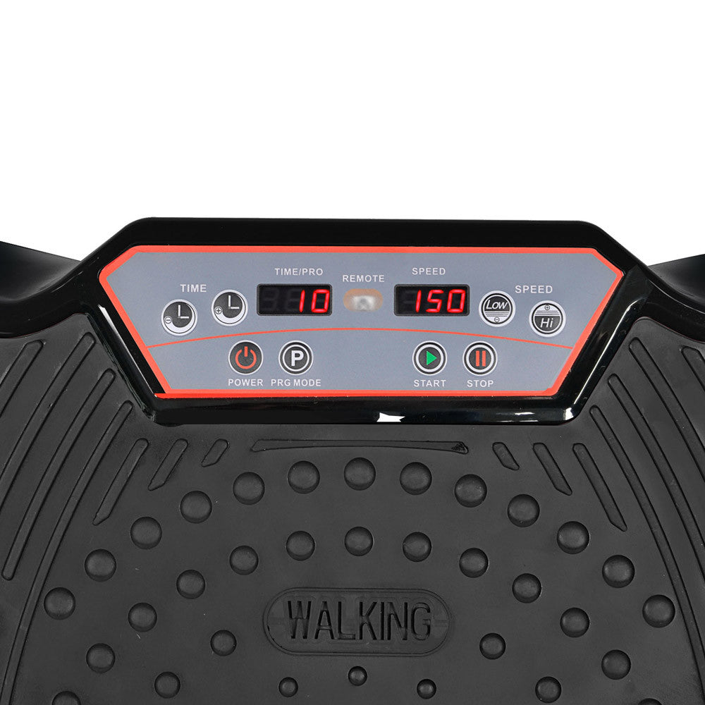 1000W Vibrating Plate Exercise Platform - Black