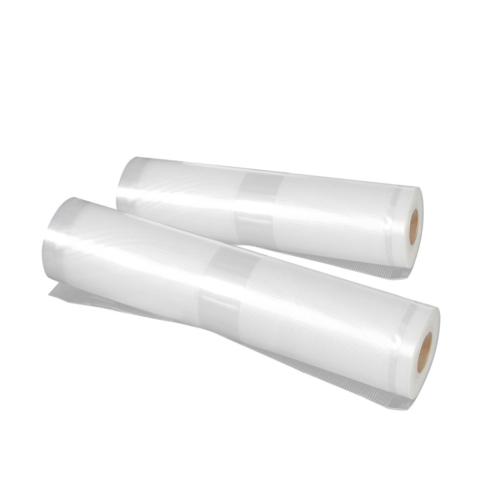 2x Vacuum Food Sealer Storage Rolls 22cm 28 cm