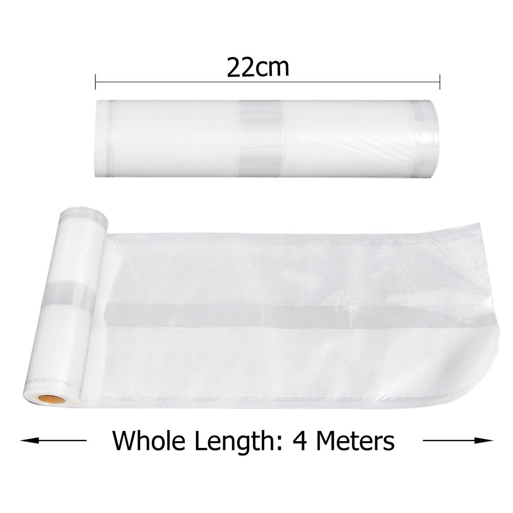 2x Vacuum Food Sealer Storage Rolls 22cm 28 cm