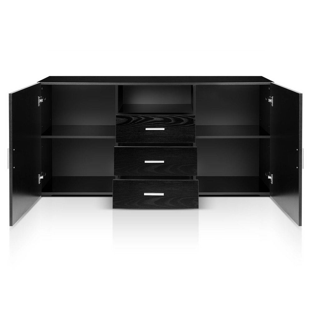 Buffet Sideboard Cabinet - Black