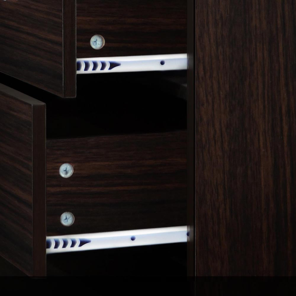 Tallboy 6 Drawers Storage Cabinet Walnut