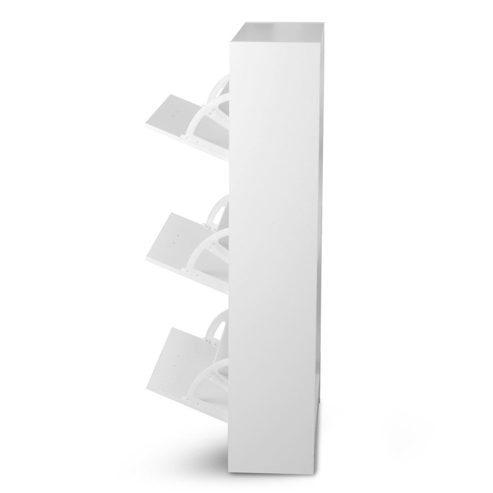 3 Drawers Chest Shoe Cabinet Storage Organizer White