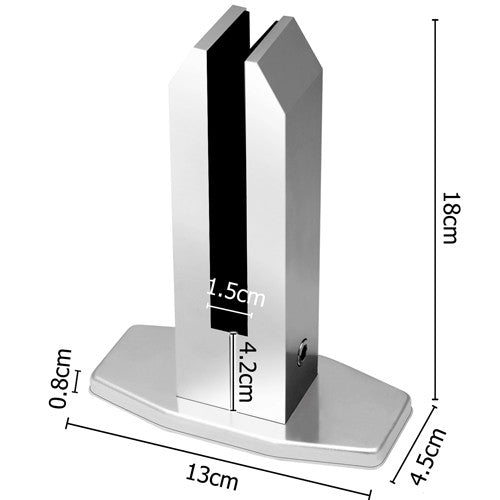 Frameless Glass Spigots Fencing Mount Octagon