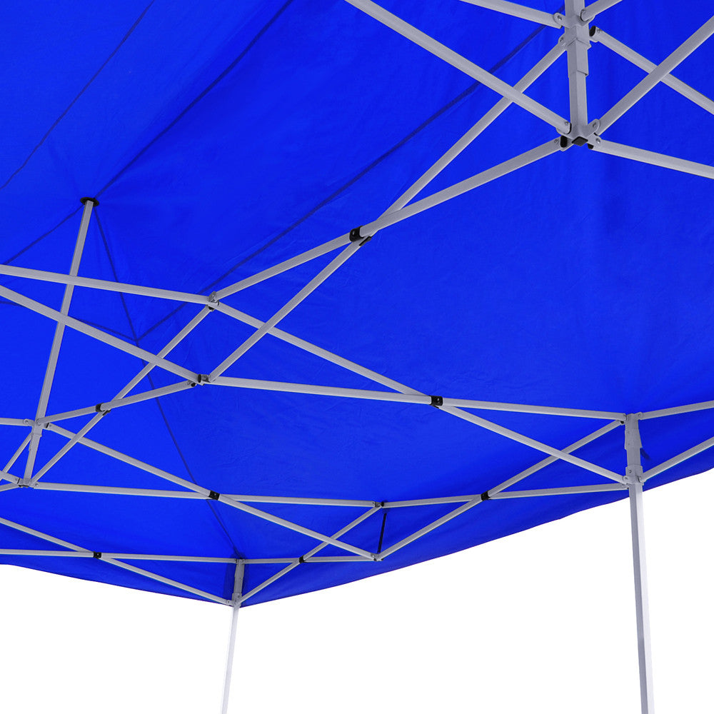 3m x 6m Folding Outdoor Gazebo Marquee Blue