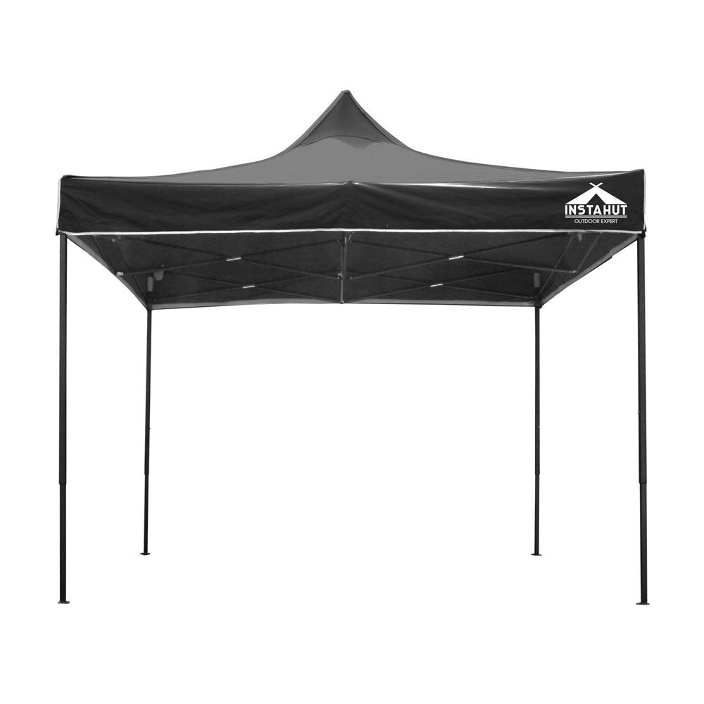 3m x 3m Pop-up Garden Outdoor Gazebo Black