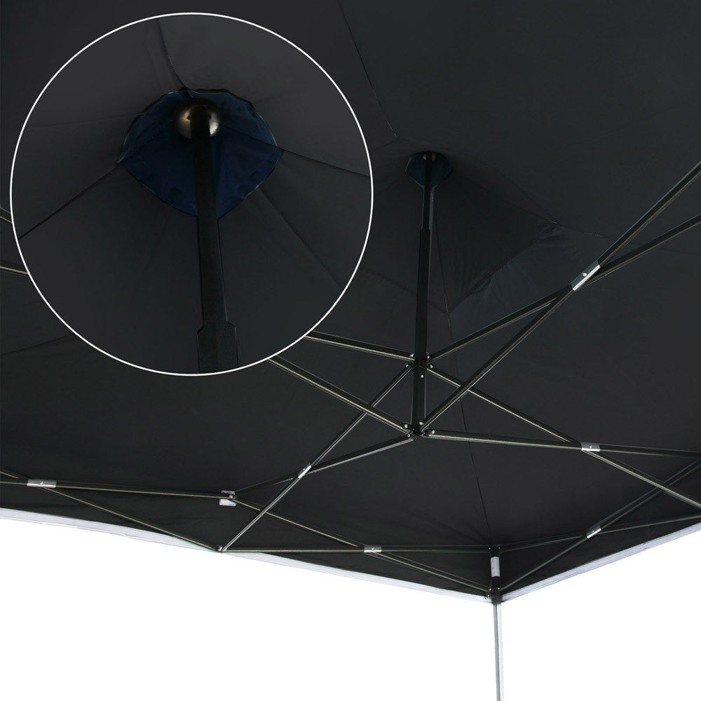 3X3 Pop Up Gazebo - Black