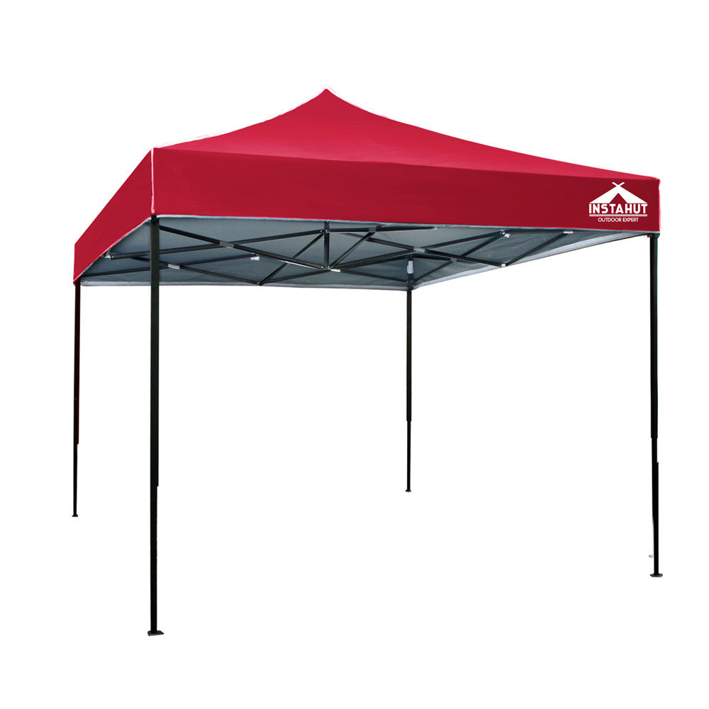 3m x 3m Pop-up Garden Outdoor Gazebo Red