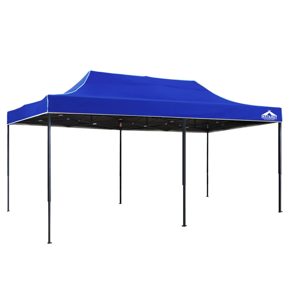 3m x 6m Pop-up Garden Outdoor Gazebo Blue