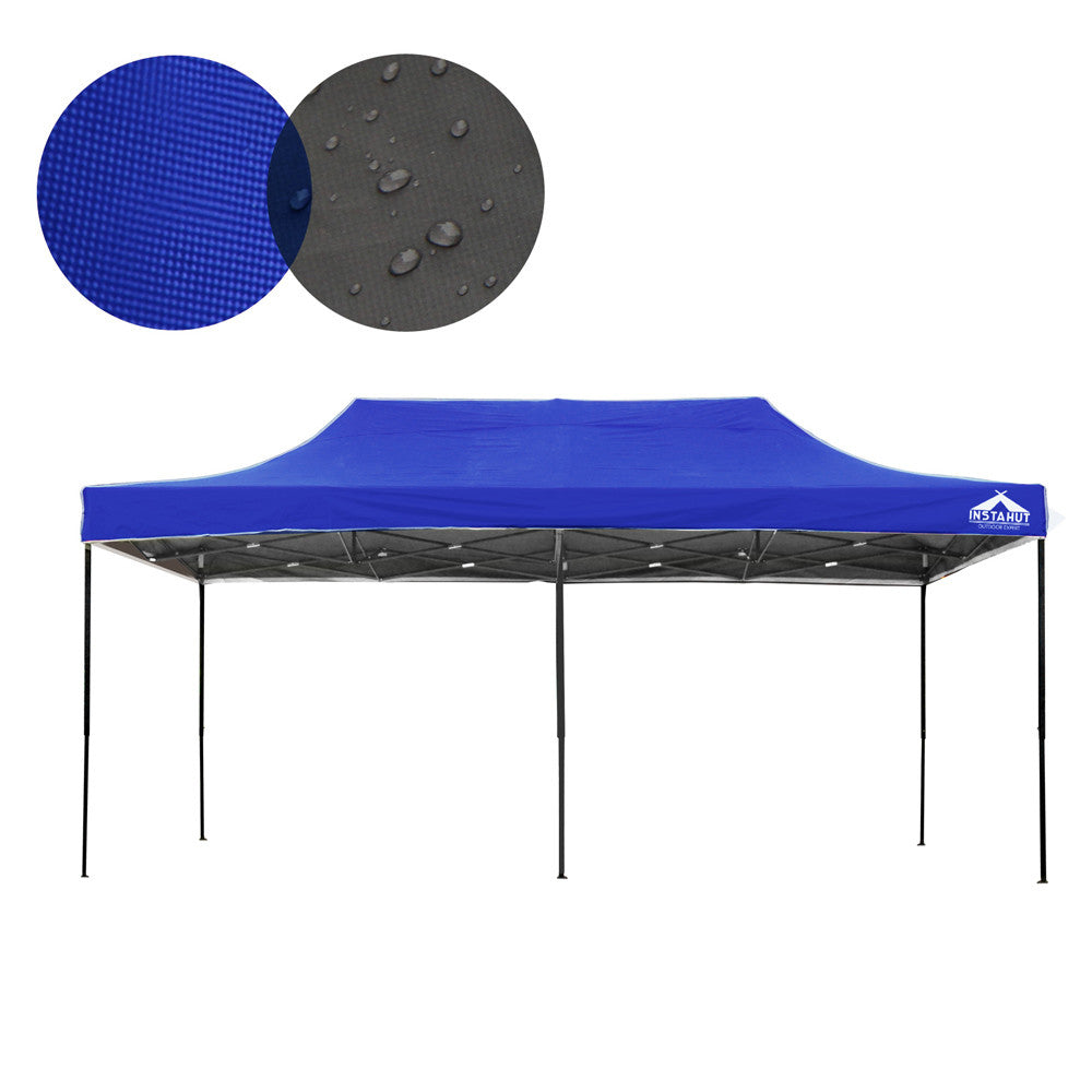 3m x 6m Pop-up Garden Outdoor Gazebo Blue