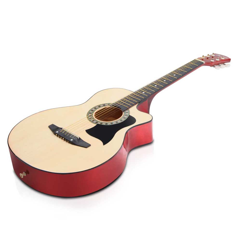 38 Inch Wooden Acoustic Guitar Natural