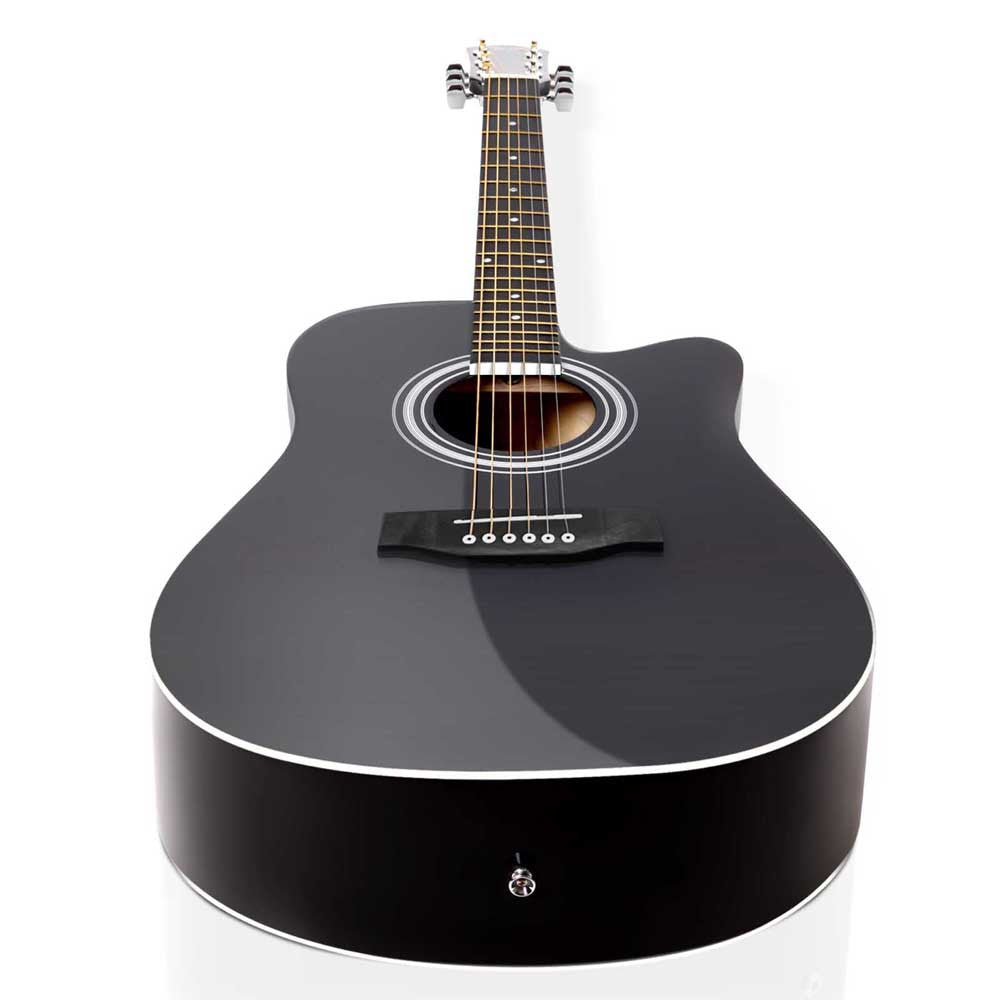 41" Steel-Stringed Acoustic Guitar Black