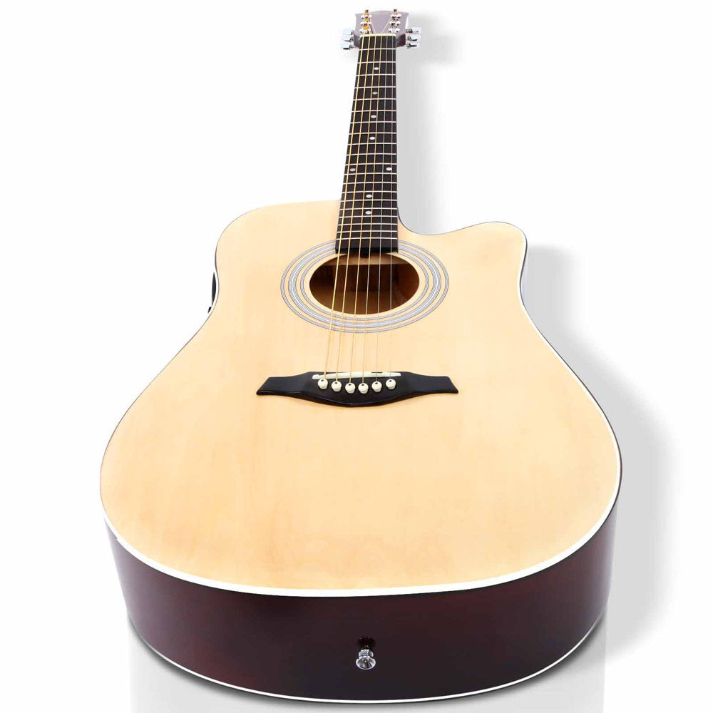 41" 5- Band EQ Electric Acoustic Guitar Full Size Natural