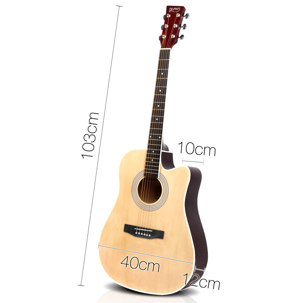 41" Steel-Stringed Acoustic Guitar Natural