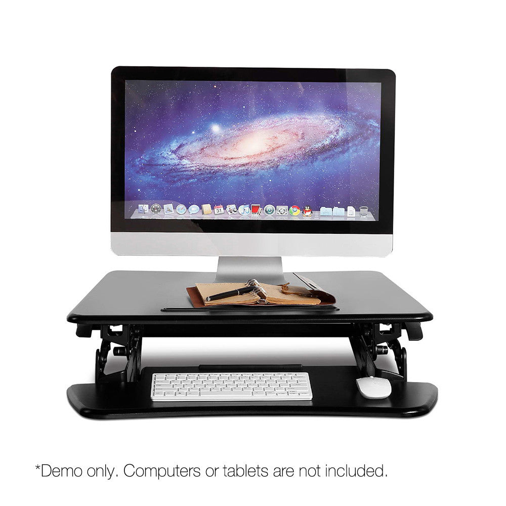 Height Adjustable Standing Desk 68CM - Black