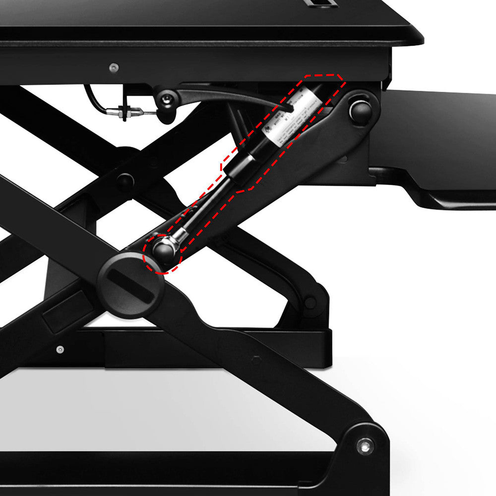 Height Adjustable Standing Desk 68CM - Black