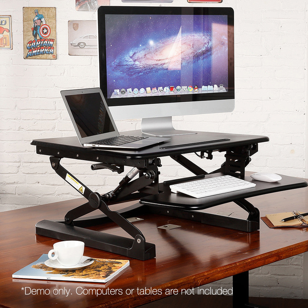 Height Adjustable Standing Desk 68CM - Black