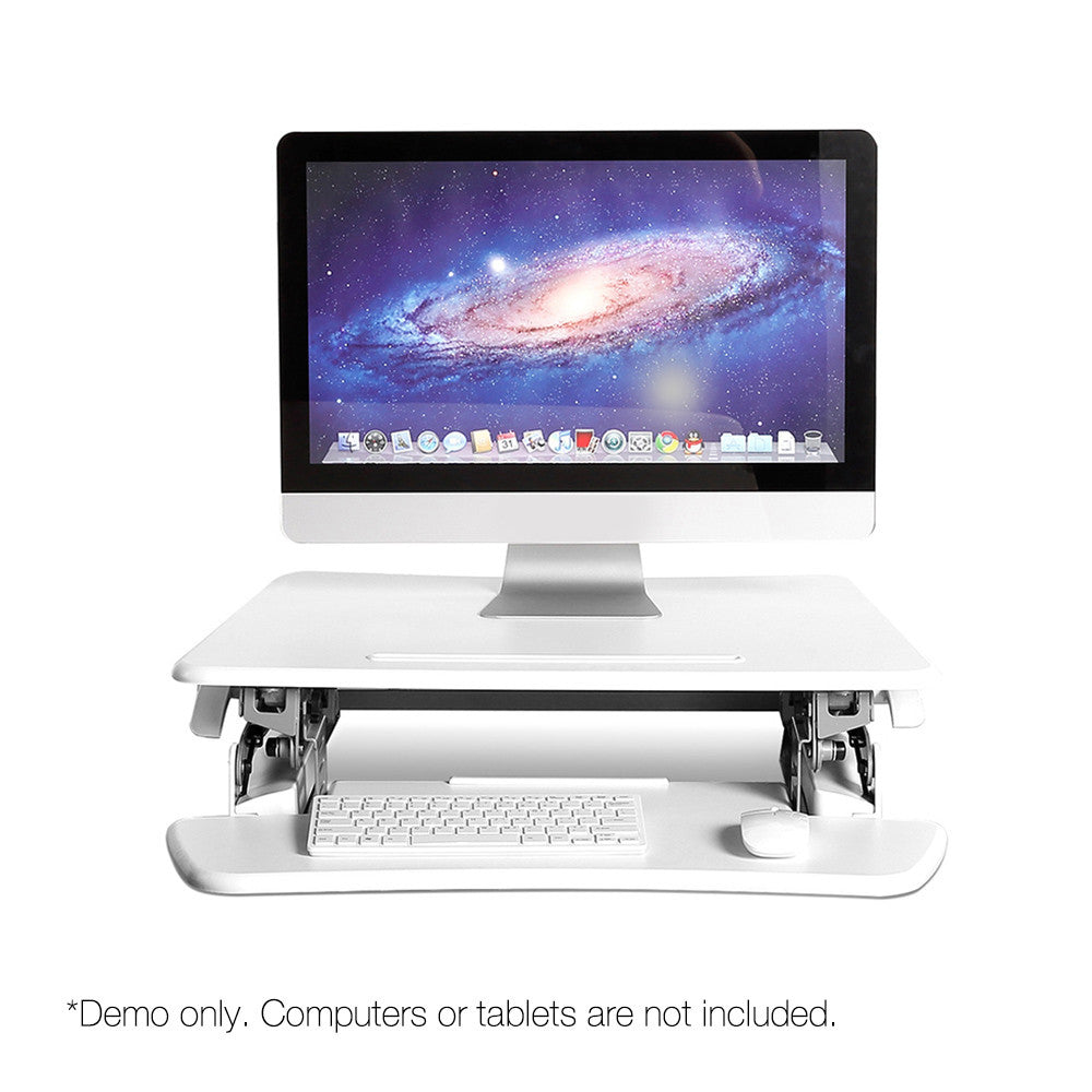 Height Adjustable Standing Desk 68CM - White