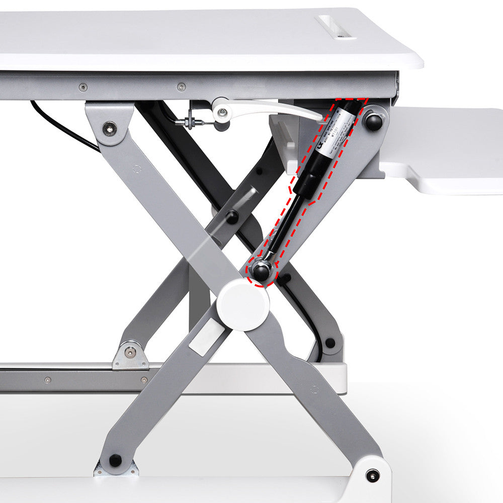 Height Adjustable Standing Desk 68CM - White