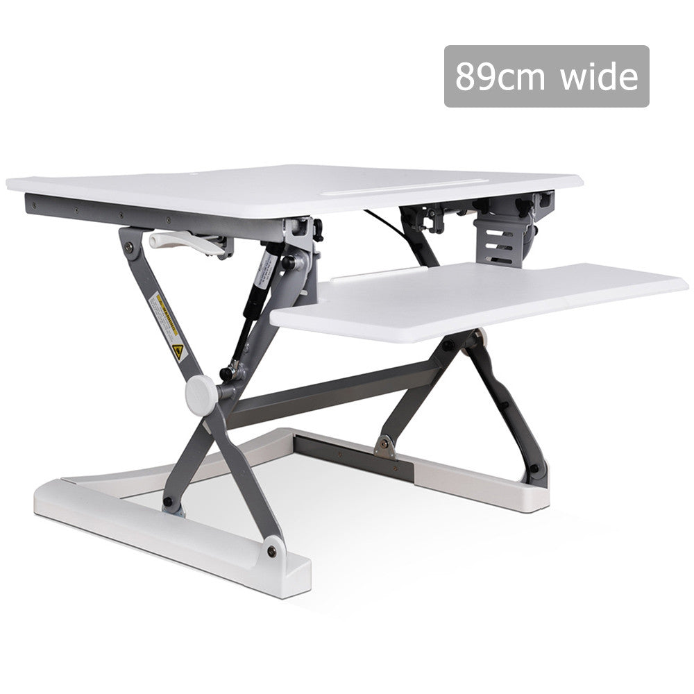 Height Adjustable Standing Desk 90CM - White