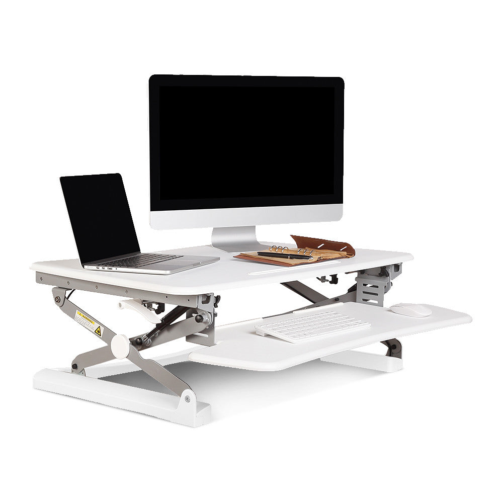 Height Adjustable Standing Desk 90CM - White