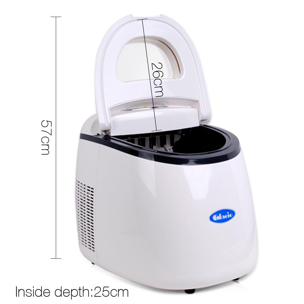 Portable Ice Cube Maker Machine White 2L