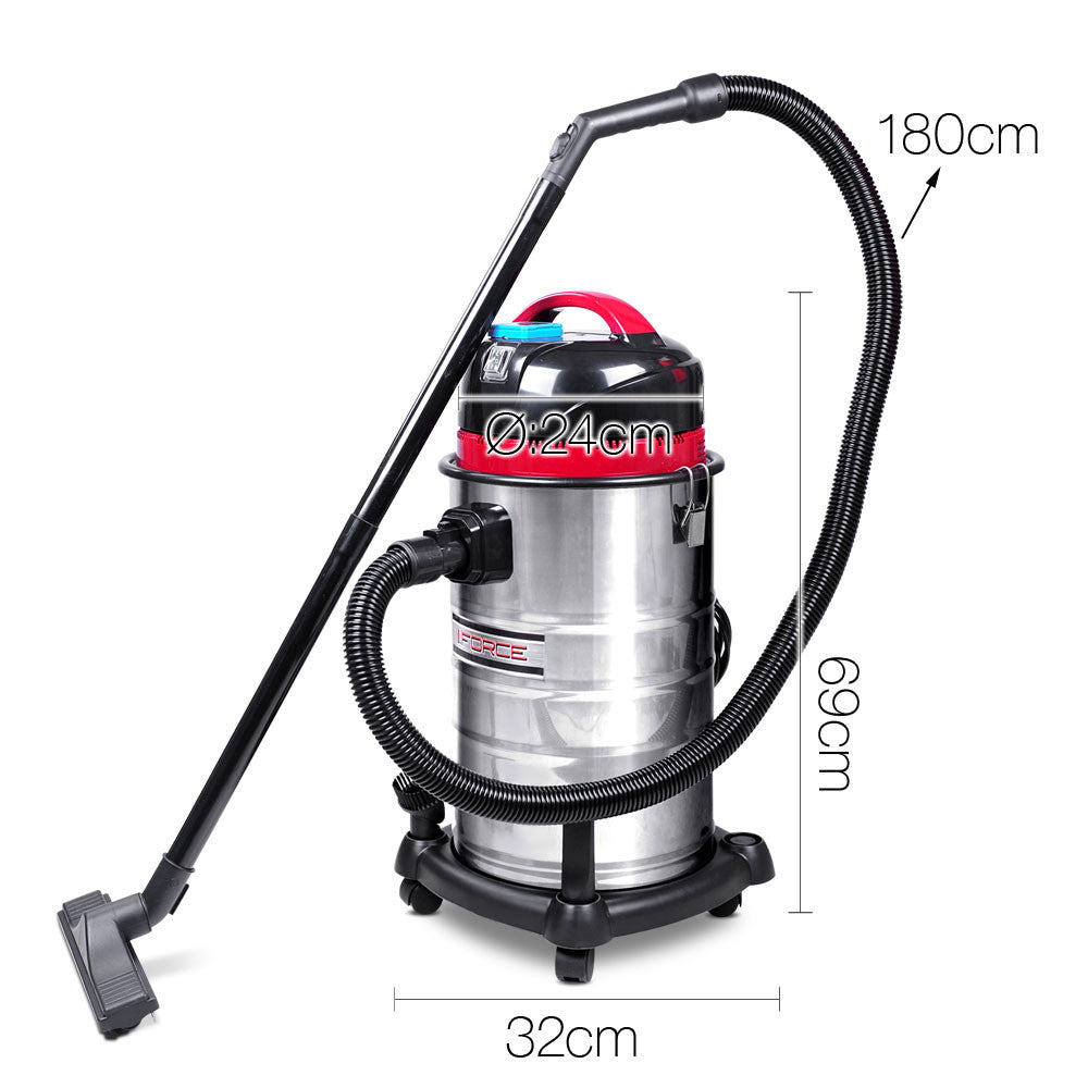 Industrial Commercial Bagless Dry Wet Vacuum Cleaner 30L